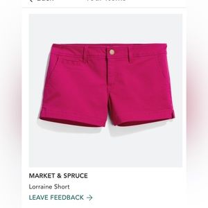 Stitch Fix Pink Market and Spruce Jean Short Size 10 GUC